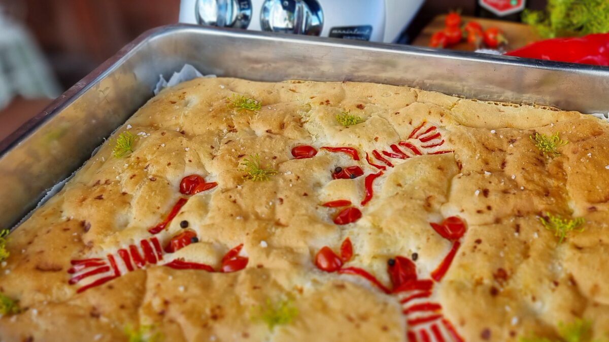 glutenfri focaccia bread art