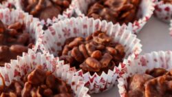 glutenfria chokladkrisp på två ingredienser