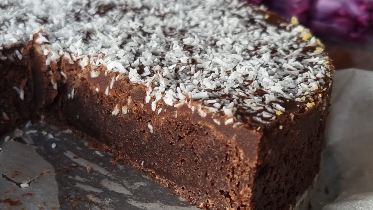 Glutenfri kärleksmums kladdkaka